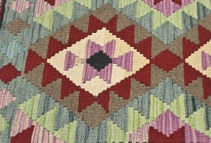 Multicolored Geometric Reversible 2X3 Kilim Oriental Rug