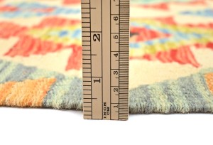 Multicolored Geometric Reversible 2X3 Kilim Oriental Rug