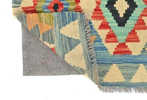 Multicolored Geometric Reversible 2X3 Kilim Oriental Rug