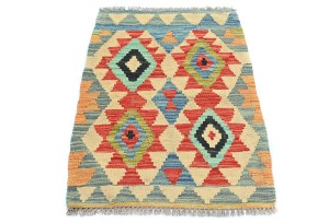 Multicolored Geometric Reversible 2X3 Kilim Oriental Rug