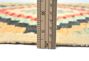 Multicolored Geometric Reversible 2X3 Kilim Oriental Rug