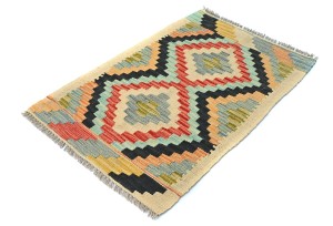 Multicolored Geometric Reversible 2X3 Kilim Oriental Rug