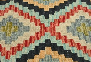 Multicolored Geometric Reversible 2X3 Kilim Oriental Rug