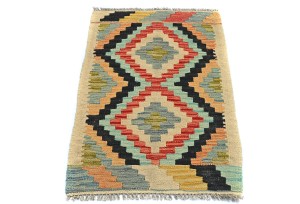 Multicolored Geometric Reversible 2X3 Kilim Oriental Rug