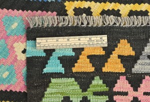Multicolored Geometric Reversible 4x6 Kilim Oriental Rug