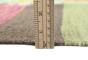 Multicolored Geometric Reversible 7X10 Kilim Oriental Rug