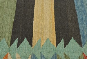 Multicolored Geometric Reversible 7X10 Kilim Oriental Rug