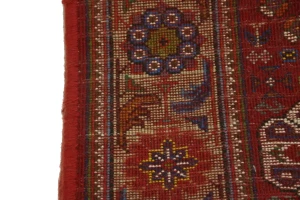 Red Tribal 4X5 Shiraz Persian Rug