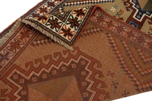 Khaki Tribal 4X7 Ghoochan Persian Oriental Rug