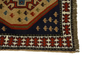 Khaki Tribal 4X7 Ghoochan Persian Rug