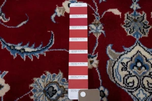 Red Classic Floral 4X7 Nain Kashmar Persian Rug