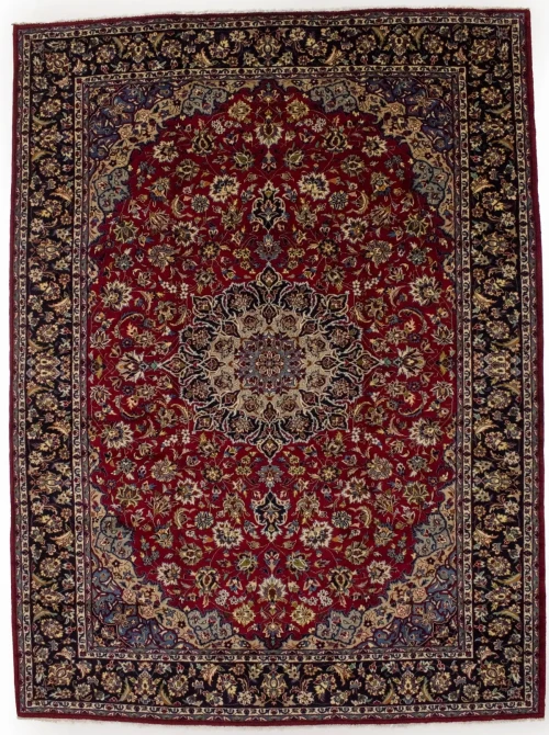 Vintage Red Traditional 9'8X13'5 Najafabad Persian Rug