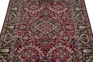 Vintage Red Traditional 6X10 Najafabad Persian Rug