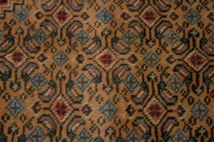Semi Antique Light Salmon Geometric 6X10 Ardebil Persian Rug