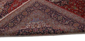 Vintage Red Traditional 10X13 Kashan Persian Rug