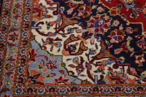 Vintage Red Traditional 10X13 Kashan Persian Rug