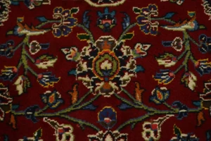 Red Vintage Traditional 8X12 Floral Kashan Persian Oriental Rug