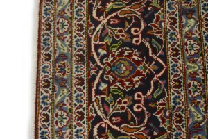 Red Vintage Traditional 8X12 Floral Kashan Persian Oriental Rug