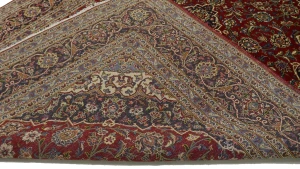 Red Vintage Traditional 8X12 Floral Kashan Persian Oriental Rug