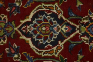 Red Vintage Traditional 8X12 Floral Kashan Persian Oriental Rug