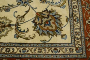 Vintage Beige Classic 10X13 Kashmar Persian Rug