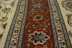 Vintage Beige Classic 10X13 Kashmar Persian Rug