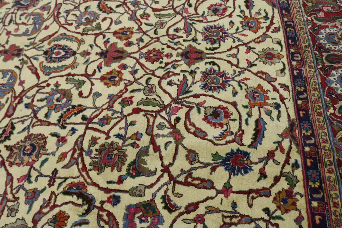 Beige Classic 5'4 X 3'6 Sarouk Persian Area Rug-Magicrugs