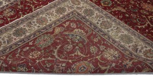 Vintage Red Traditional 10X13 Tabriz Persian Rug