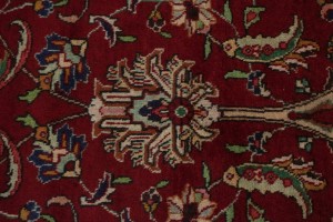 Vintage Red Traditional 10X13 Tabriz Persian Rug