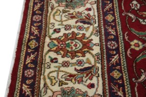 Vintage Red Traditional 10X13 Tabriz Persian Rug