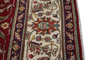 Vintage Red Traditional 10X13 Tabriz Persian Rug