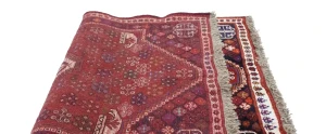 Red Tribal 3'5X5 Shiraz Persian Rug