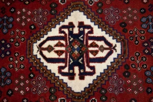 Red Tribal 3'5X5 Shiraz Persian Rug