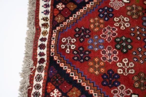 Red Tribal 3'5X5 Shiraz Persian Rug