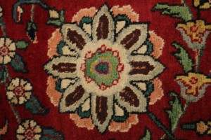 Vintage Red Classic Traditional 10X13 Tabriz Persian Rug