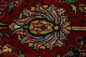 Vintage Red Classic Traditional 10X13 Tabriz Persian Rug
