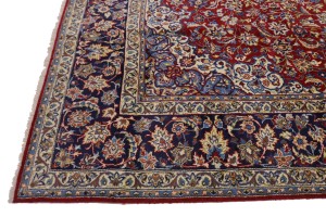 Vintage Red Traditional 10x17 Najafabad Persian Rug