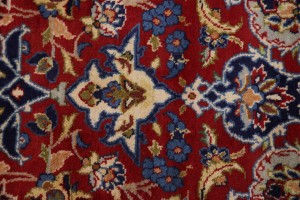 Vintage Red Traditional 10x17 Najafabad Persian Rug