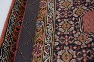 Dark Purple-navy Tribal 2X3 Bidjar Sanneh Persian Rug