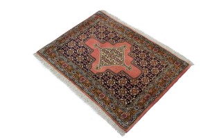 Dark Purple-navy Tribal 2X3 Bidjar Sanneh Persian Rug