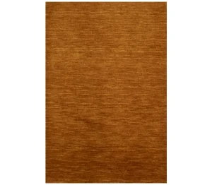 Orange Solid Gabbeh Modern Rug in All Size
