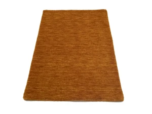 Orange Solid Gabbeh Modern Rug in All Size