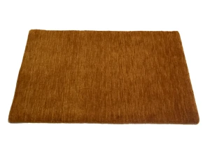 Orange Solid Gabbeh Modern Rug in All Size