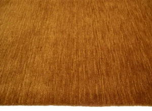 Orange Solid Gabbeh Modern Rug in All Size