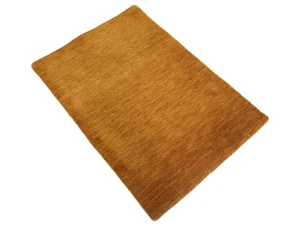 Orange Solid Gabbeh Modern Rug in All Size