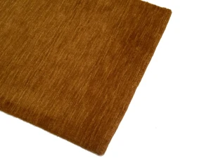 Orange Solid Gabbeh Modern Rug in All Size