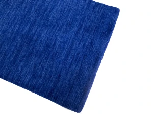 Royal Blue Solid Gabbeh Modern Rug in All Size