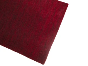 Maroon Red 2X3 Solid Gabbeh Modern Oriental Rug