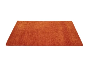 Orange Red Modern Solid 3X5 Gabbeh Oriental Rug