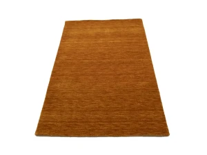 Orange Modern Solid 3X5 Gabbeh Oriental Rug